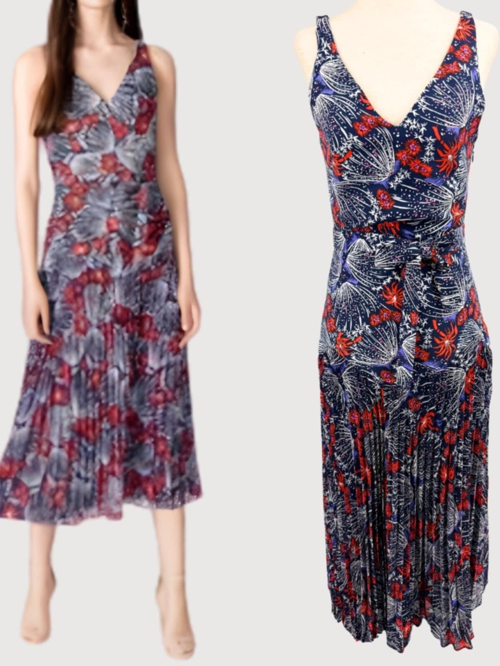 & Other Stories Shinjuku Pleated Bottom Dress